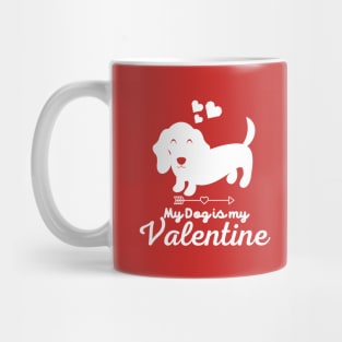 My Dog is My Valentine, Valentine's Day Mug